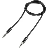 SP-7870052 klinker avdio priključni kabel [1x 3\,5 mm banana moški konektor - 1x 3\,5 mm banana moški konektor] 5.00 m črna super mehki plašč, (20431560)