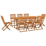  9-dijelni vrtni blagovaonski set 220x90x75 cm bagremovog drva | shoptok.hr