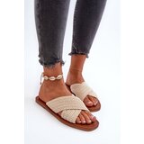 Big Star Women's Flat Slippers Beige | shoptok.hr