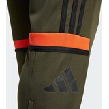 Adidas Športne hlače 'Squadra 25' kaki / temno oranžna / črna | Shoptok.si