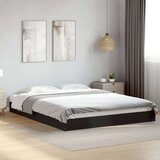  Okvir za krevet crni 150x200 cm konstruirano drvo | shoptok.hr