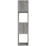 vidaXL vrtljiva omarica betonsko siva 34,5x34,5x147,5 cm iverna plošča | Shoptok.si