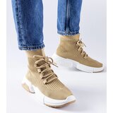Gemre Dark beige high-top sneakers Sanschagrin | Shoptok.si