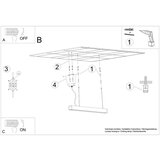  Obesna svetilka PINNE 67 bela, (21348018) | Shoptok.si