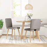 vidaXL Jedilni stoli 2 kosa taupe blago | Shoptok.si