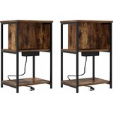  Noćni ormar 2 pcs Dimljeni hrast 38 x 31 x 61 cm | Eponuda.com