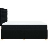  Krevet s oprugama i madracem crni 160x200 cm od tkanine | shoptok.hr