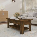  Stolić za kavu boja dimljenog hrasta 102 x 55 x 42 cm iverica | shoptok.hr