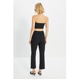 Trendyol Black Button Detailed Cigarette Trousers | Shoptok.si