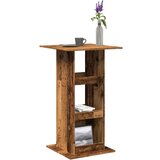 vidaXL Barska miza s policami starinski les 60x60x102 cm inž. les Cene