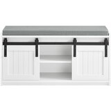 SoBuy klop za čevlje z omaro bela lesena 120 cm, (5000017142) | Shoptok.si