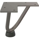  Noge za klubsko mizico v obliki las 4 kosi naravno jeklo 10 cm masivno jeklo | Shoptok.si