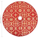 Luksuzna suknja za božićno drvce s čarapom crvena 150 cm tkanina | shoptok.hr