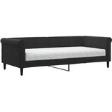  Dnevni krevet s madracem crni 90 x 200 cm baršunasti | Eponuda.ba
