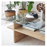 Hanah home sto za dnevnu sobu saga rectangle sapphire transparent | ePonuda.com