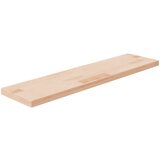 vidaXL Daska za police 80x20x2 5 cm neobrađena masivna hrastovina Cijene
