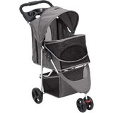 vidaXL Sklopiva kolica za pse siva 80 x 46 x 98 cm od tkanine Oxford | shoptok.hr