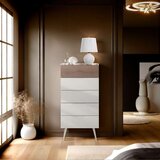 Hanah home komoda Milano 5, 60x121x44 cm, bijela | Eponuda.ba