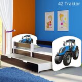  Dječji krevet ACMA s motivom, bočna wenge + ladica 180x80 cm 42 Traktor | shoptok.hr