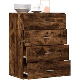  Komoda boja dimljenog hrasta 60x39x80 cm konstruirano drvo | Eponuda.com