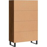  Visoka komoda smeđa boja hrasta 69,5x31x115cm konstruirano drvo | shoptok.hr