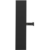  Uredski ormarić antracit 90x40x180 cm čelik i kaljeno staklo | shoptok.hr