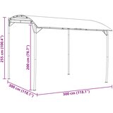 Gazebo 3 x 3 x 2,55 m Zelena Tkanina i Aluminij 180 | shoptok.hr