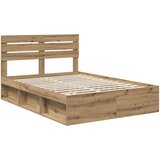  Okvir za krevet Umjetnička hrastovina 140 x 190 cm | shoptok.hr