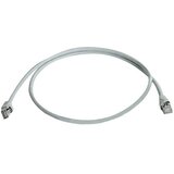 Telegärtner L00006D0078 RJ45 omrežni kabel\, Patch kabel CAT 5e F/UTP 15.00 m siva ognjevaren\, z zaščitnim zapornim zatičem 15 m, (20419012) | Shoptok.si