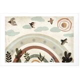  Plakat - Rainbow and Birds 60x40 Bez okvira s margom | shoptok.hr