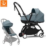 Stokke yoyo³ dječja kolica 2v1 newborn shell 0+ aqua (black frame) | shoptok.hr