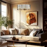 Toolight Stropna svjetiljka sa staklenom kuglom APP1763-8CP metal CHROME | shoptok.hr