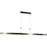 QAZQA Nastavljiva črna viseča svetilka 150 cm, vključno z zatemnljivo LED - Lamba Cene