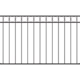 vidaXL Ograjni Panel Siva 1,7x0,8 m Jeklo | Shoptok.si