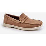 EVENTO Men's Moccasins in Faux Suede Beige Rivanell | Shoptok.si