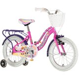 Visitor bicikl kids best friend 16" 9" v-brake kontra 105-125cm (16") roze neon uv sjaj 1160129 | Eponuda.com