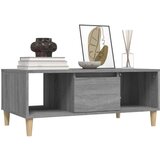  Klubska mizica siva sonoma 90x50x36,5 cm inženirski les, (20714259) | Shoptok.si
