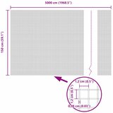  Zavarena žičana ograda 5000 x 150 cm Zelena | shoptok.hr