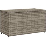  Vrtni ormarić za pohranu sivi 110x55x60,5 cm od poliratana | shoptok.hr