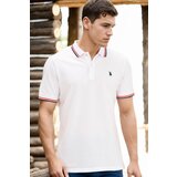 Dewberry T8594 MEN'S T-SHIRT-LIGHT WHITE Cene