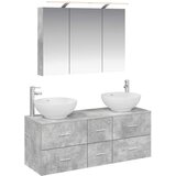  Set namještaja za kupaonicu 4 kom. Betonska siva | shoptok.hr