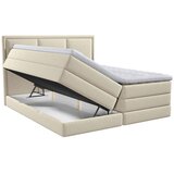MID.YOU POSTELJA BOXSPRING 140 cm x 200 cm , tekstil bež | Shoptok.si