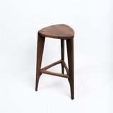  Meda furniture Drvena barska stolica Orah ravna | ePonuda.com