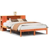  s regalom za knjige bez madraca 135 x 190 cm od borovine | shoptok.hr