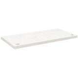  Ploča za radni stol bijela 80 x 40 x 2,5 cm od masivne borovine | shoptok.hr