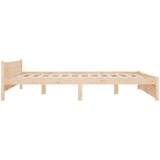  Posteljni okvir iz trdnega lesa 160x200 cm, (20644658) | Shoptok.si