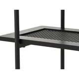Unique Furniture Crni pomoćni stol 37x100 cm Pensacola – | shoptok.hr