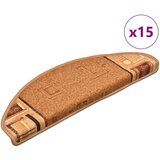 vidaXL samoljepljivi otirači za stepenice 15 kom bež 65 x 21 x 4 cm | shoptok.hr