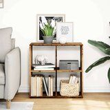 vidaXL Pregrada / regal za knjige boja drva 69,5x29x69,5 cm drveni | shoptok.hr