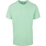 Build Your Brand Plus Size Neo mint round neckline T-shirt | Shoptok.si